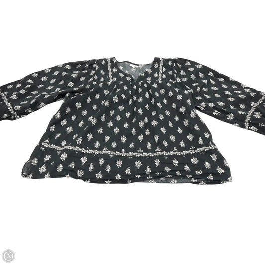 Top Long Sleeve By Maurices In Black, Size: Xxl