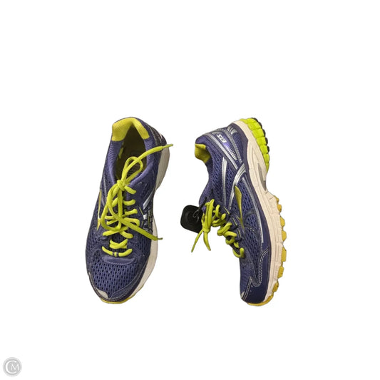 Shoes Athletic By Brooks In Blue & Green, Size: 8