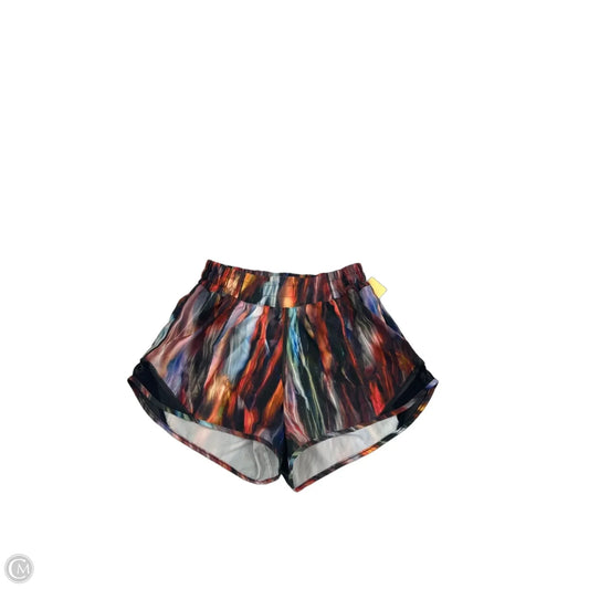 Athletic Shorts By Lululemon In Multi-colored, Size: 4