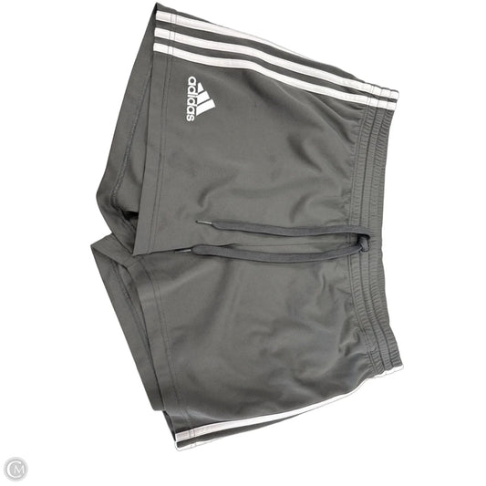 Athletic Shorts By Adidas In Grey, Size: M