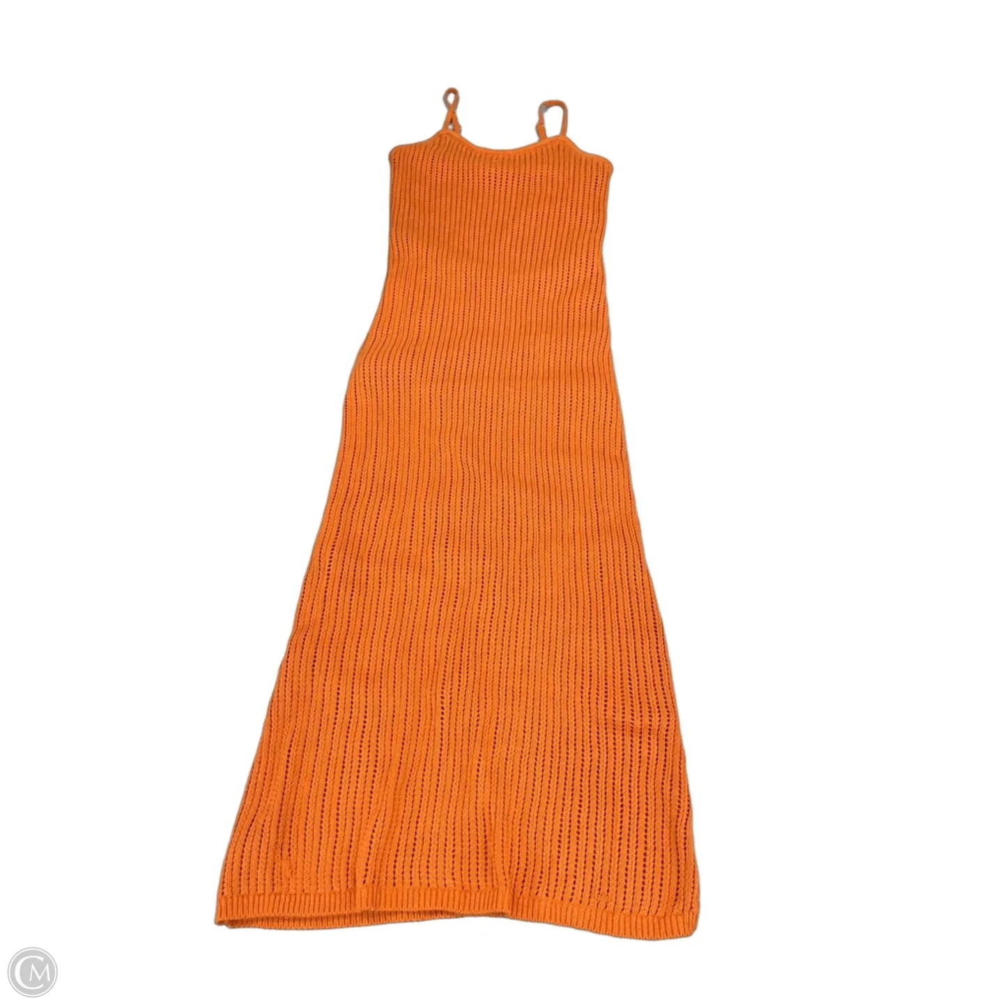Dress Casual Midi By Freshman In Orange, Size: S
