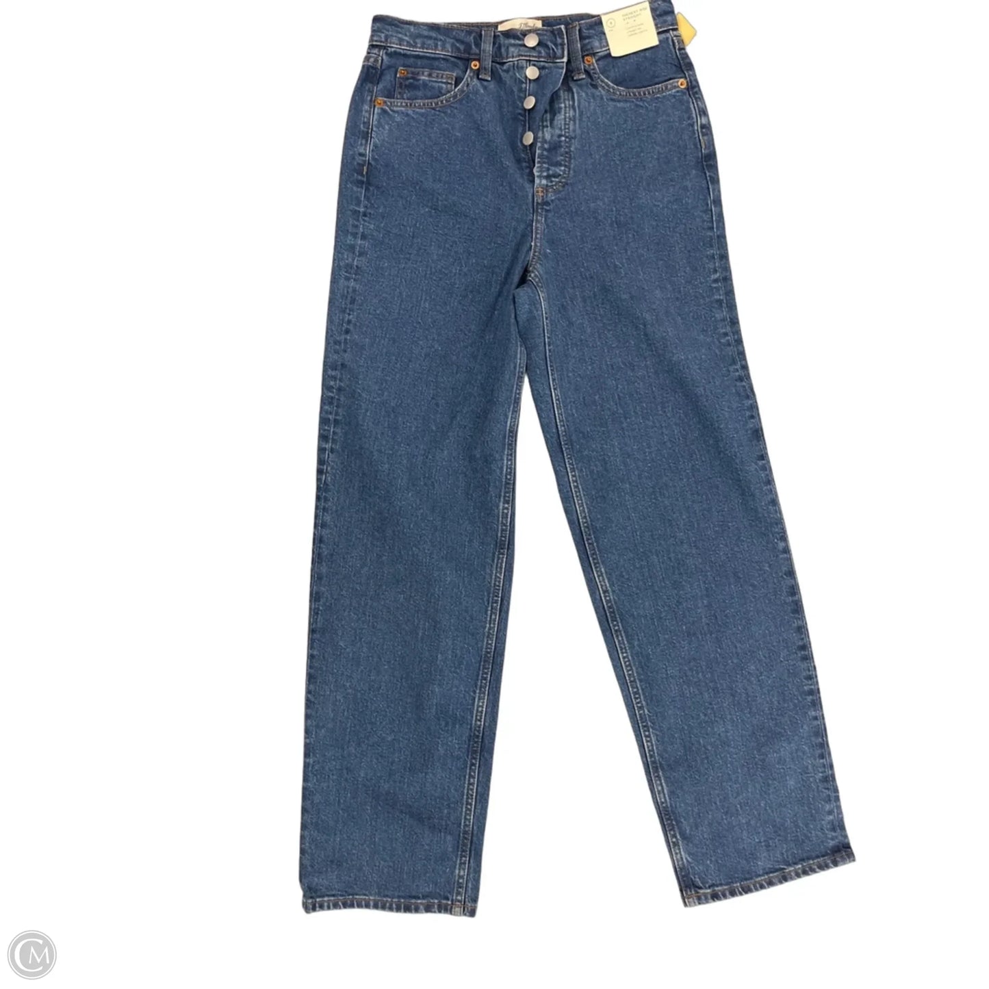 Jeans Straight By Universal Thread In Blue Denim, Size: 4