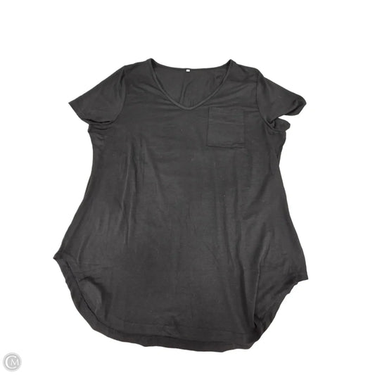 Top Short Sleeve By Cmf In Black, Size: Xl