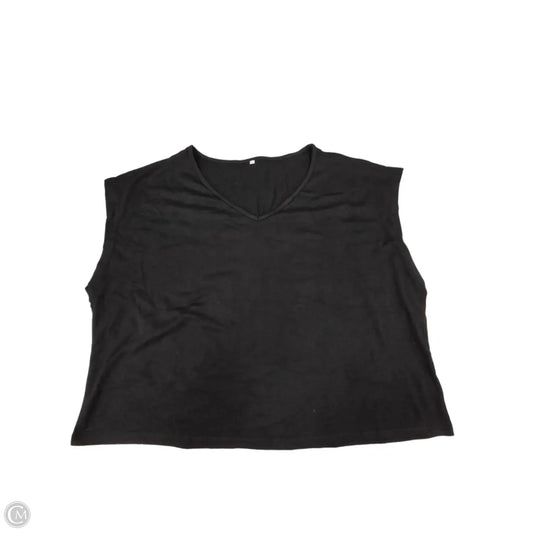 Top Sleeveless By Cmf In Black, Size: Xl