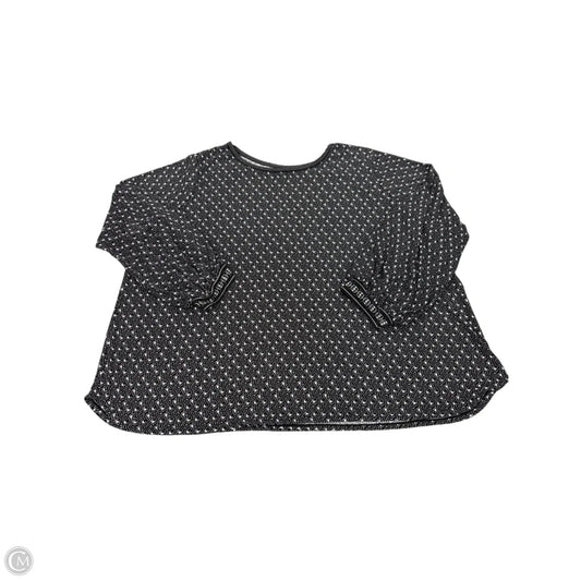 Top Long Sleeve By Max Studio In Black, Size: 2x