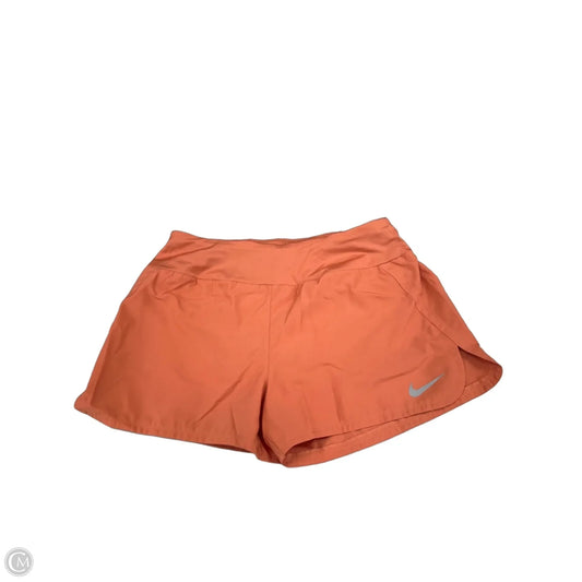 Athletic Shorts By Nike In Orange, Size: M