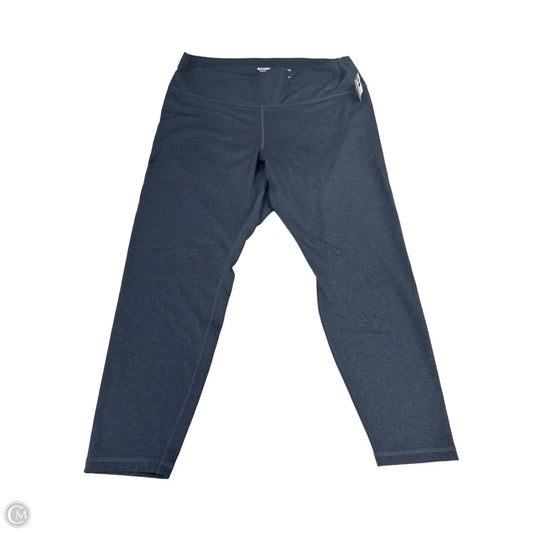 Athletic Leggings By Old Navy In Blue, Size: Xxl