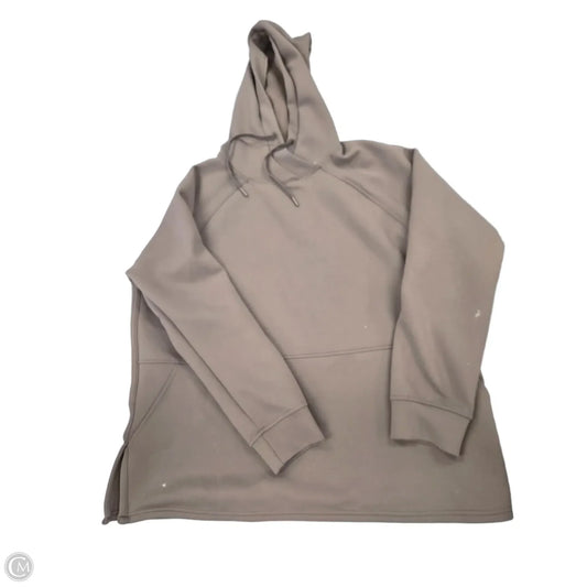 Athletic Sweatshirt Hoodie By 32 Degrees In Brown, Size: Xl