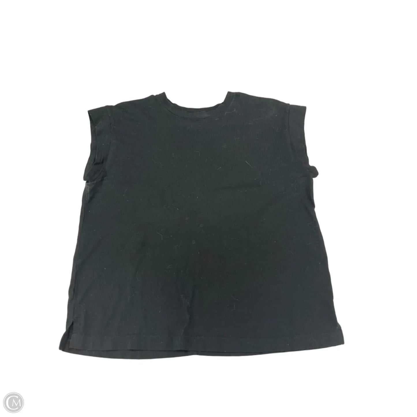 Top Short Sleeve By A New Day In Black, Size: M