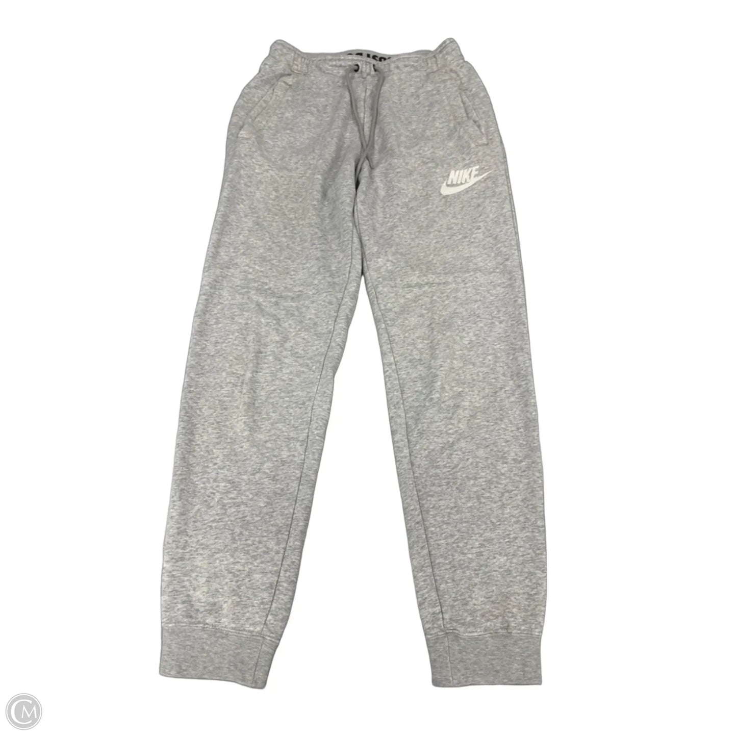 Athletic Pants By Nike In Grey, Size: S