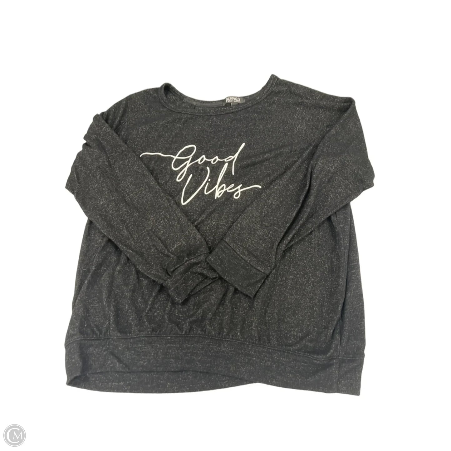 Top Long Sleeve By Buffalo David Bitton In Black, Size: Xl