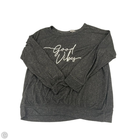 Top Long Sleeve By Buffalo David Bitton In Black, Size: Xl