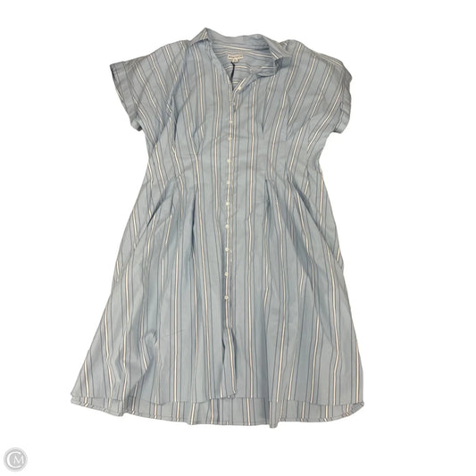 Dress Casual Midi By Ava & Viv In Blue, Size: 2x