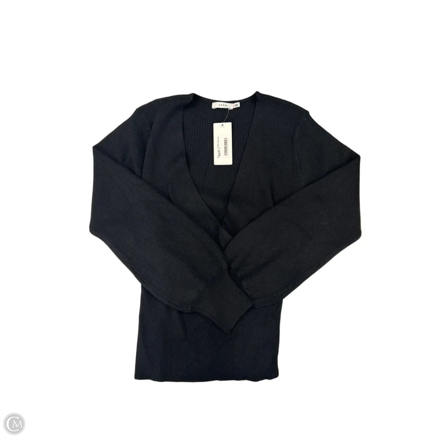 Top Long Sleeve By Lush In Black, Size: M