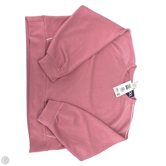 Top Long Sleeve By Members Mark In Pink, Size: Xxl