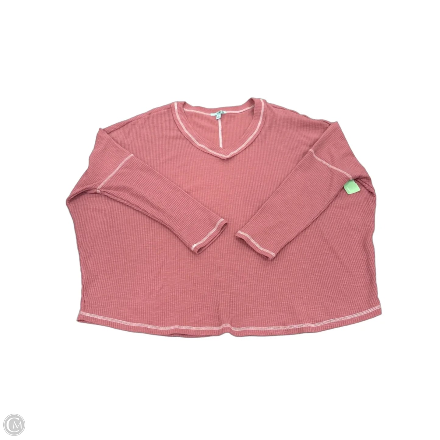Top Long Sleeve By Ps Kate In Pink, Size: L