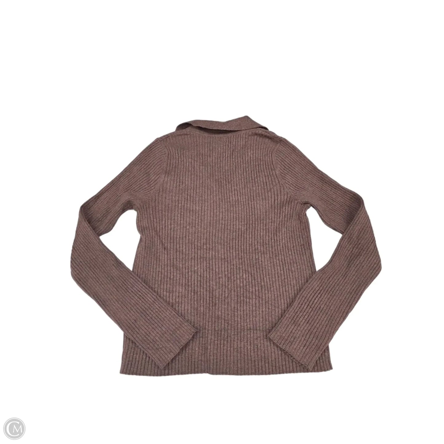 Top Long Sleeve By A New Day In Brown, Size: S