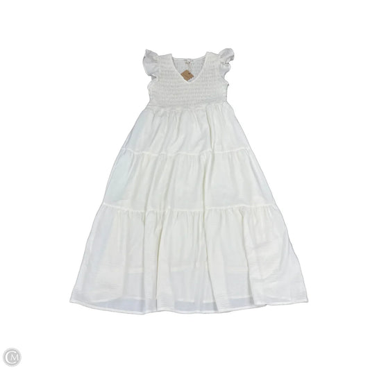 Dress Casual Maxi By Blu Pepper In White, Size: M