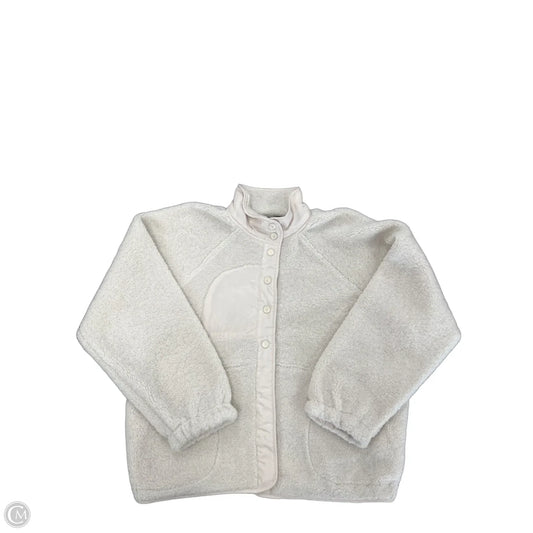 Jacket Faux Fur & Sherpa By Blu Pepper In Cream, Size: S
