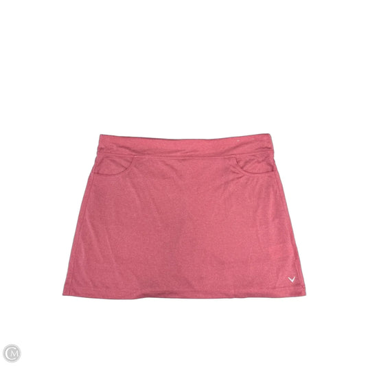 Athletic Skort By Callaway In Pink, Size: Xl