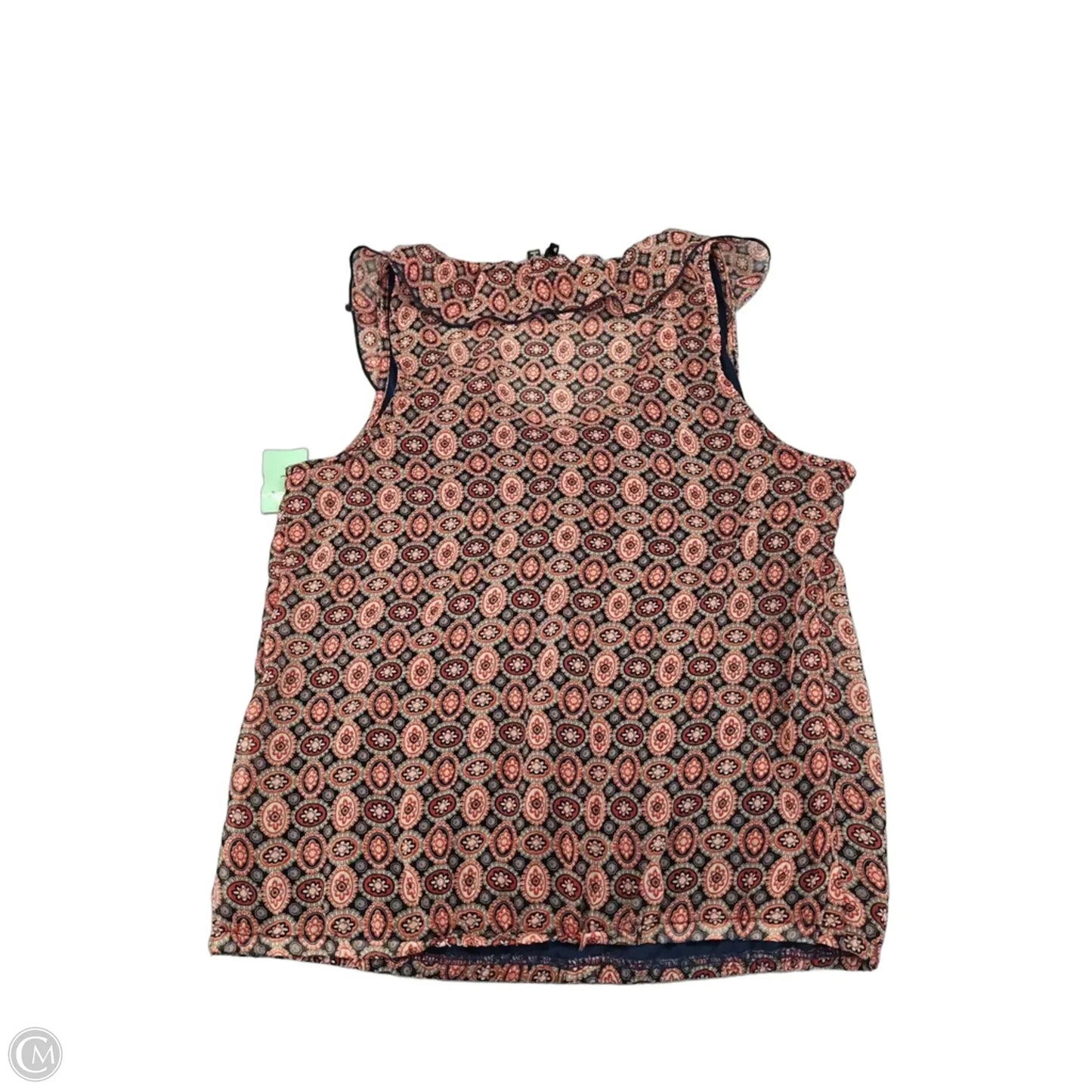 Top Sleeveless By Heart And Soul In Geometric Pattern, Size: L