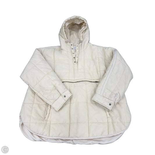 Jacket Puffer & Quilted By Blakeley In Cream, Size: 1x