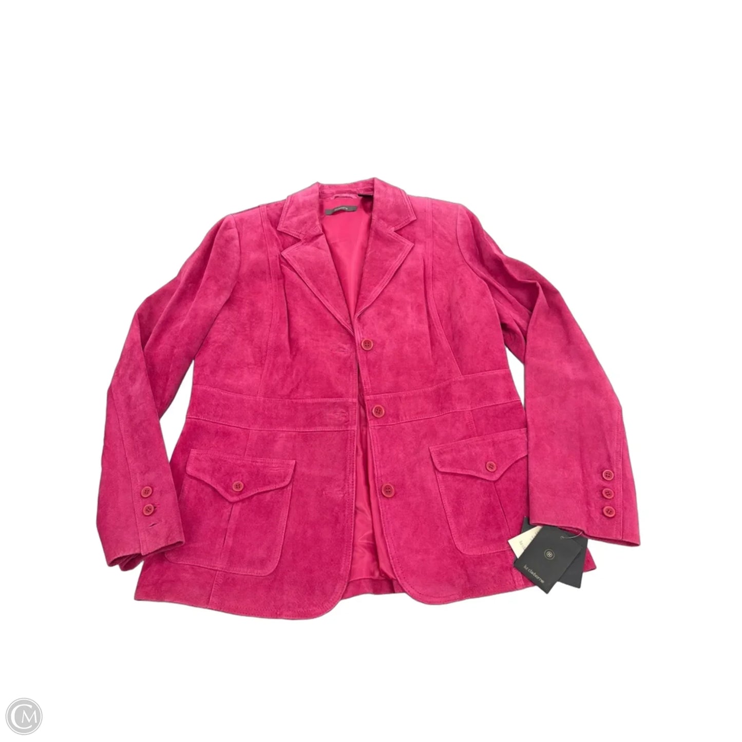 Blazer By Liz Claiborne In Pink, Size: L