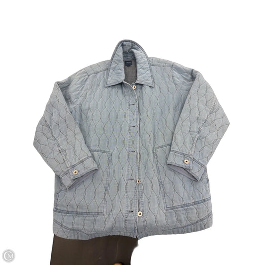 Jacket Denim By J. Jill In Blue Denim, Size: 2x