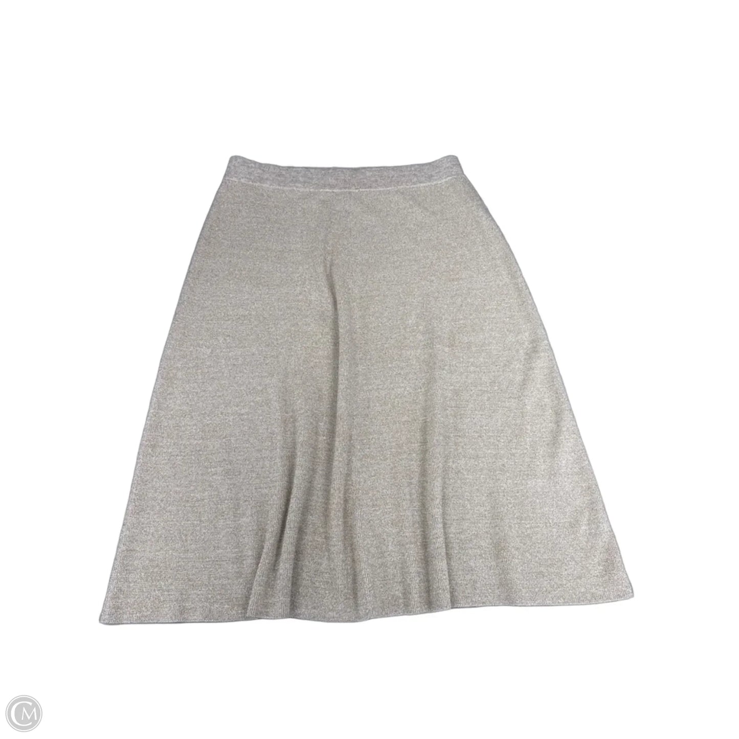 Skirt Midi By Ann Taylor In Gold, Size: Xl