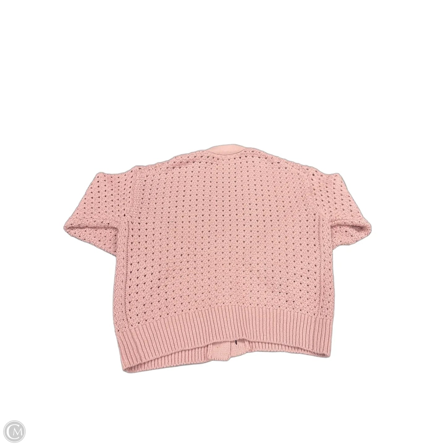 Sweater Cardigan By Ann Taylor In Pink, Size: Xl