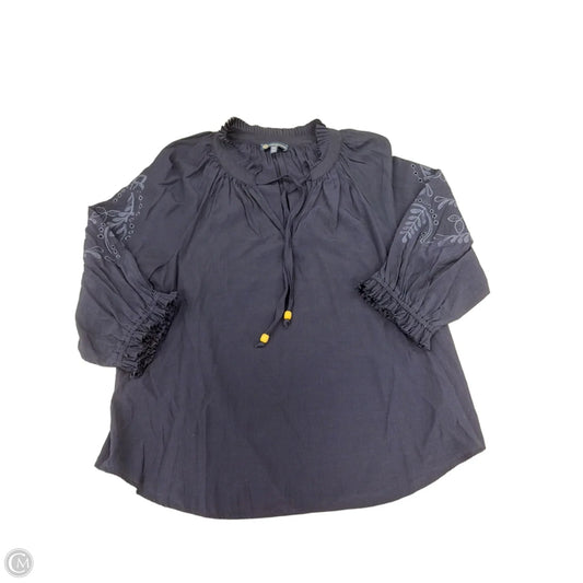 Top 3/4 Sleeve By Democracy In Navy, Size: Sp