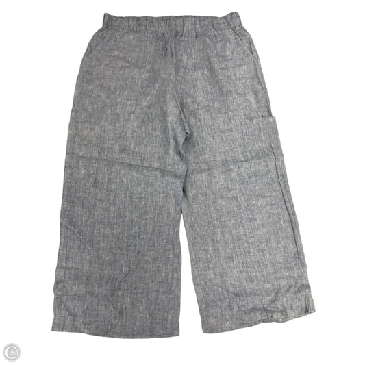 Pants Linen By Elliott Lauren In Blue, Size: Xl
