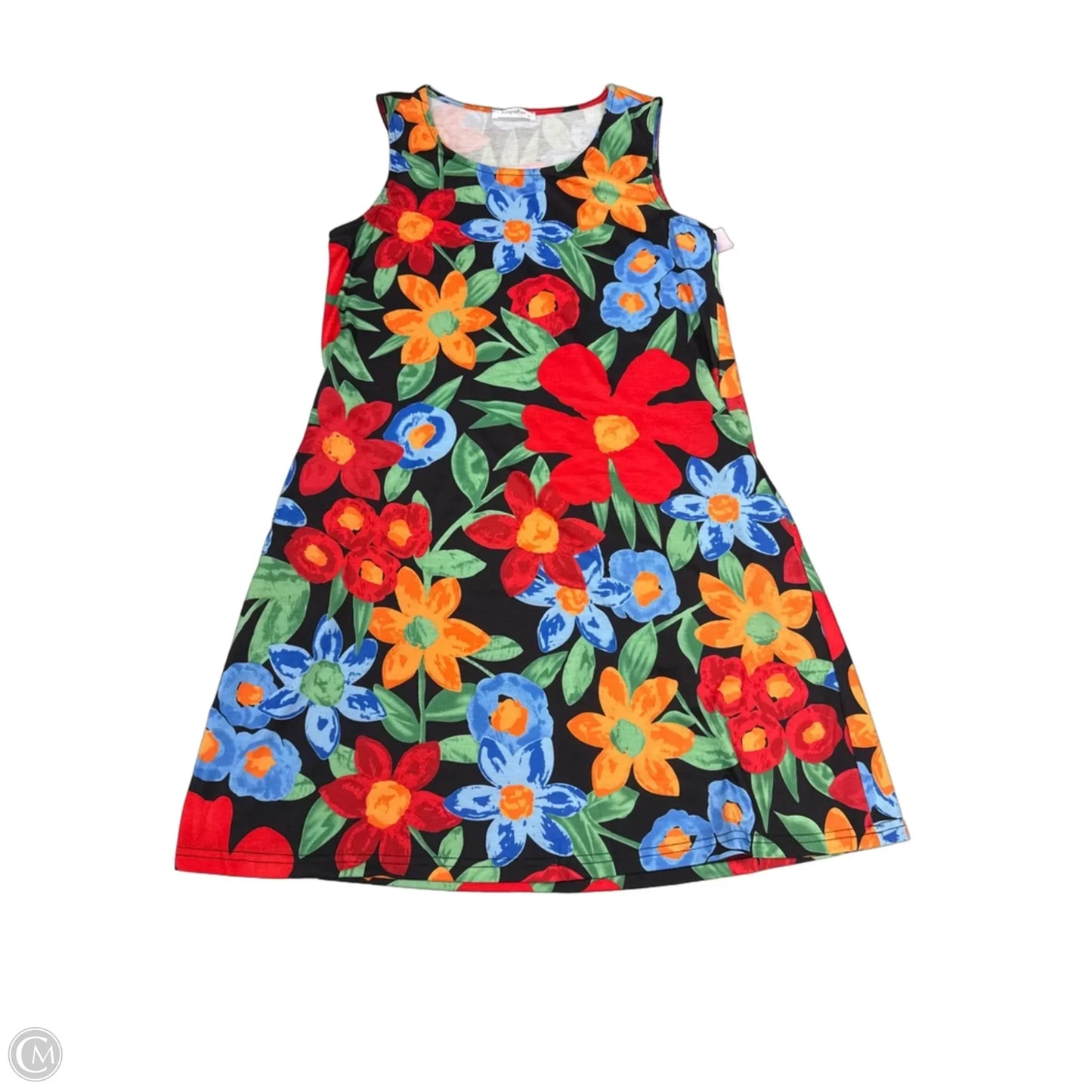 Dress Casual Short By Cmf In Floral Print, Size: M