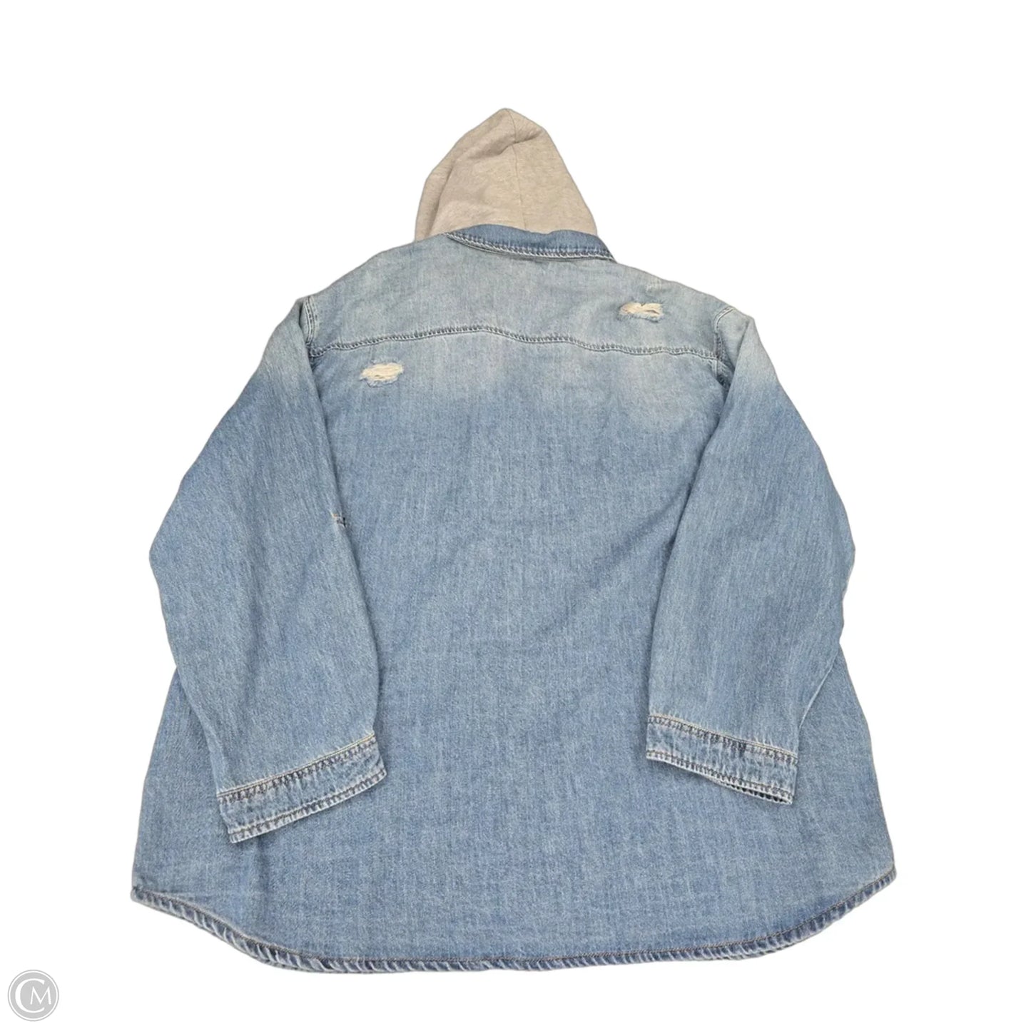 Jacket Denim By Risen In Blue Denim, Size: 1x