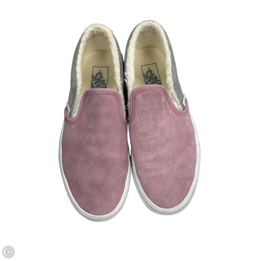 Shoes Flats By Vans In Pink, Size: 8