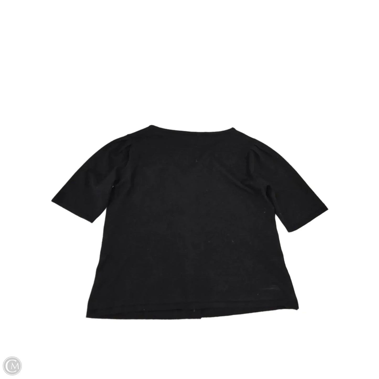 Top Short Sleeve By Vila Milano In Black, Size: L