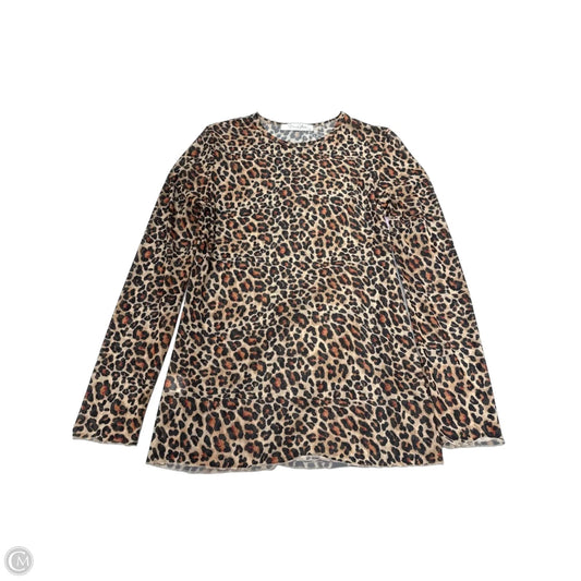 Top Long Sleeve By Cmf In Animal Print, Size: Xl