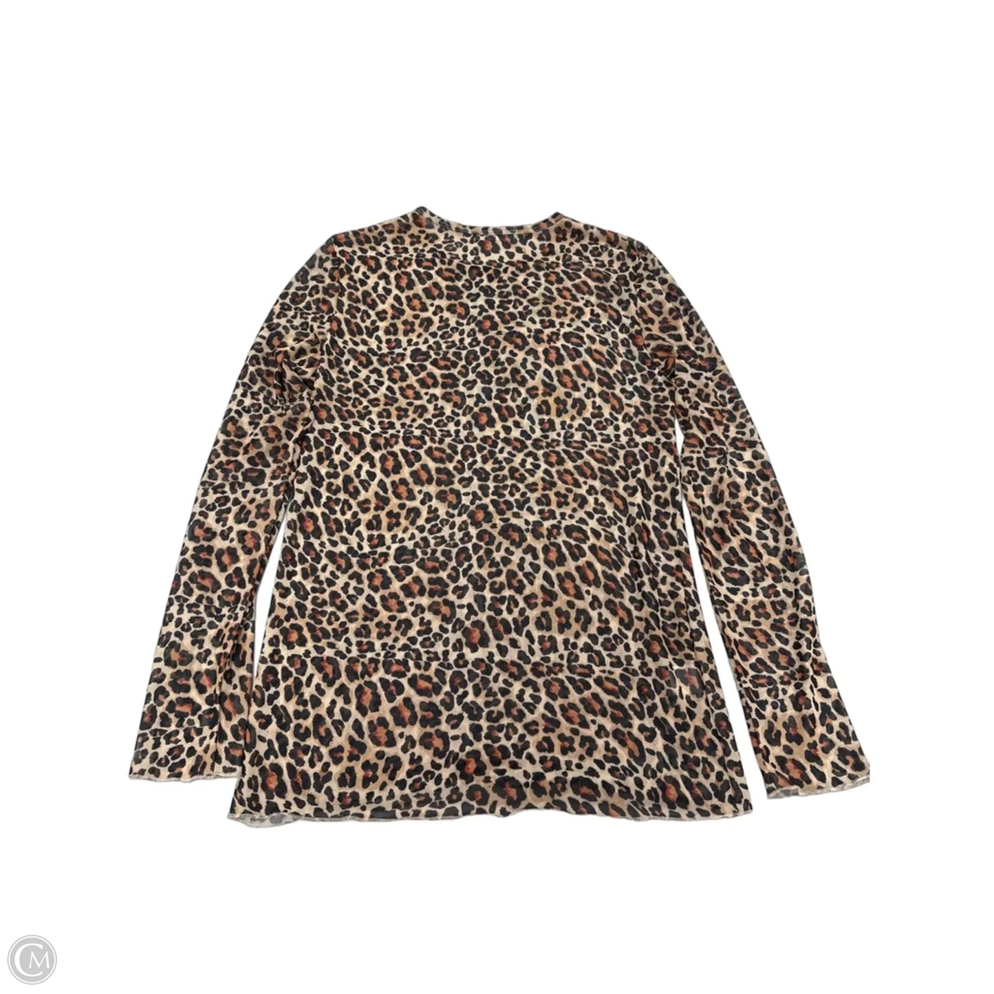 Top Long Sleeve By Cmf In Animal Print, Size: Xl