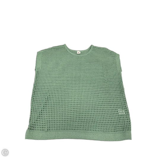 Top Short Sleeve By Sew In Love In Green, Size: 1x
