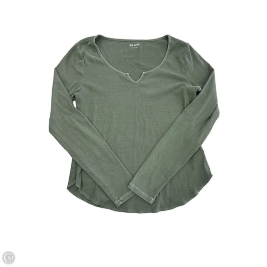 Top Long Sleeve By Old Navy In Green, Size: L