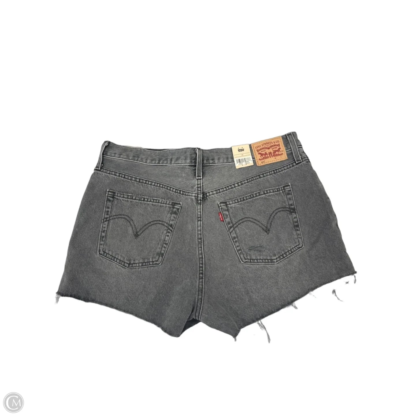 Shorts By Levis In Black Denim, Size: 18