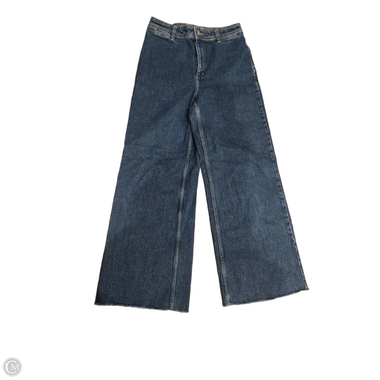 Jeans Wide Leg By Mng In Blue Denim, Size: 6