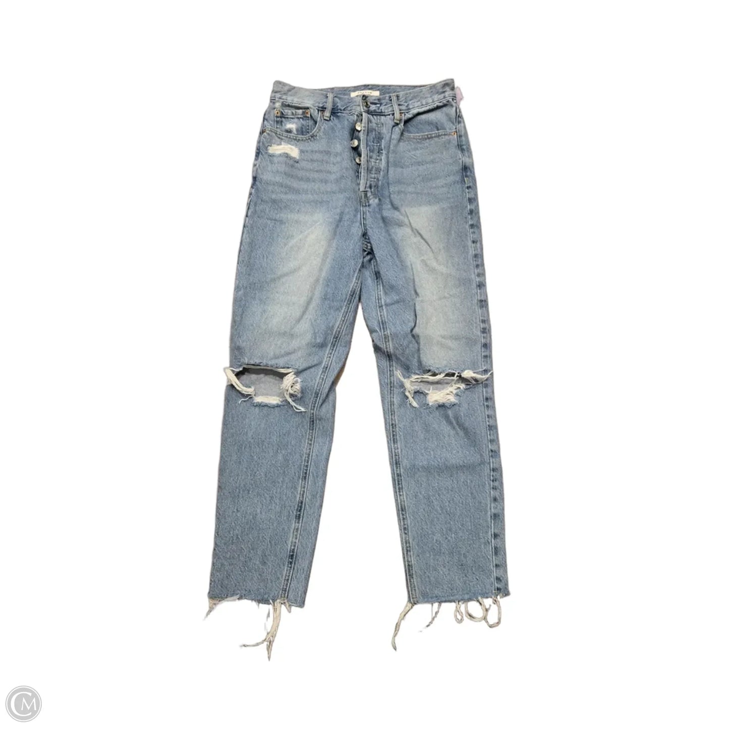 Jeans Straight By Pacsun In Blue Denim, Size: 6