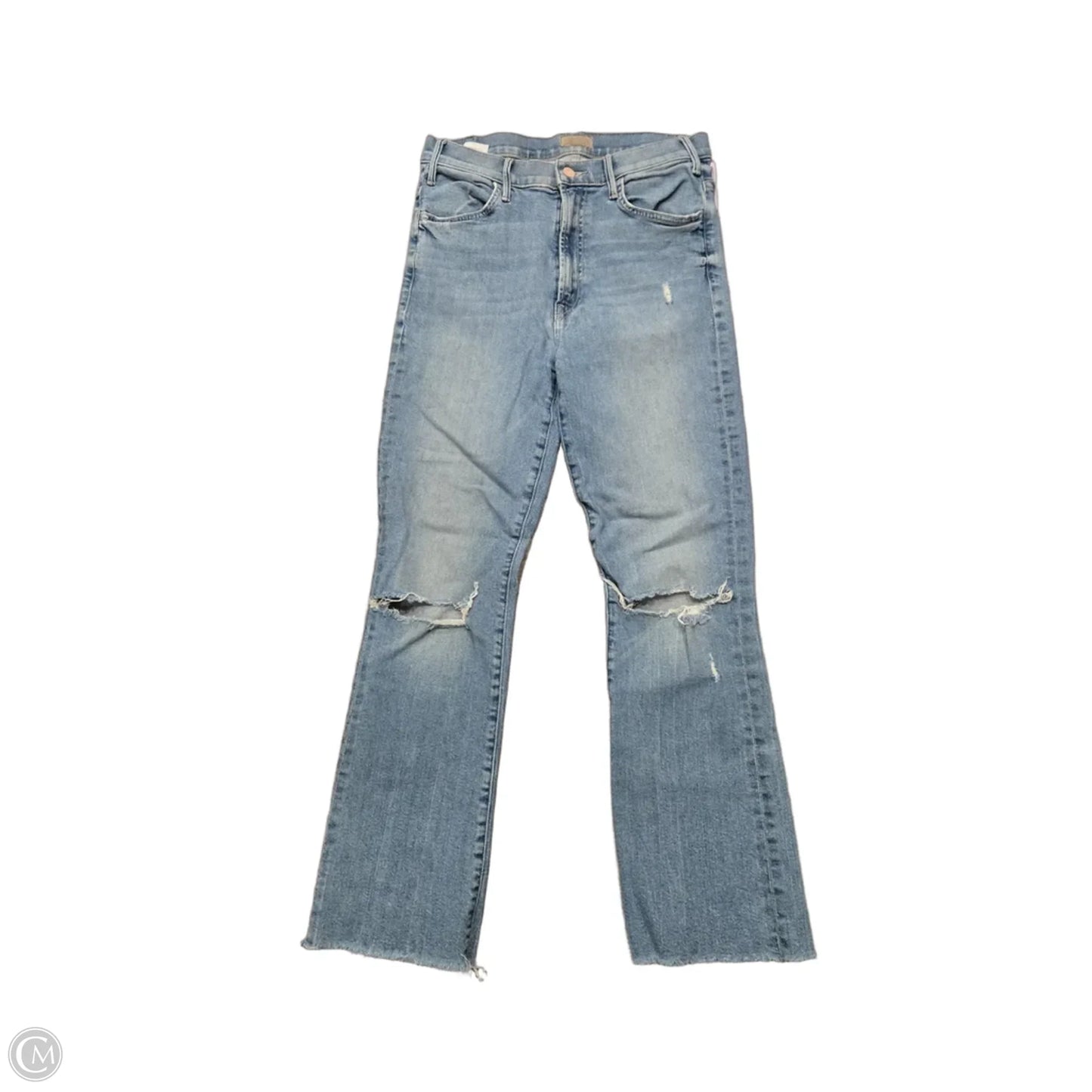 Jeans cropped By Mother In Blue Denim, Size: 8