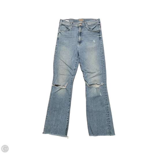 Jeans cropped By Mother In Blue Denim, Size: 8