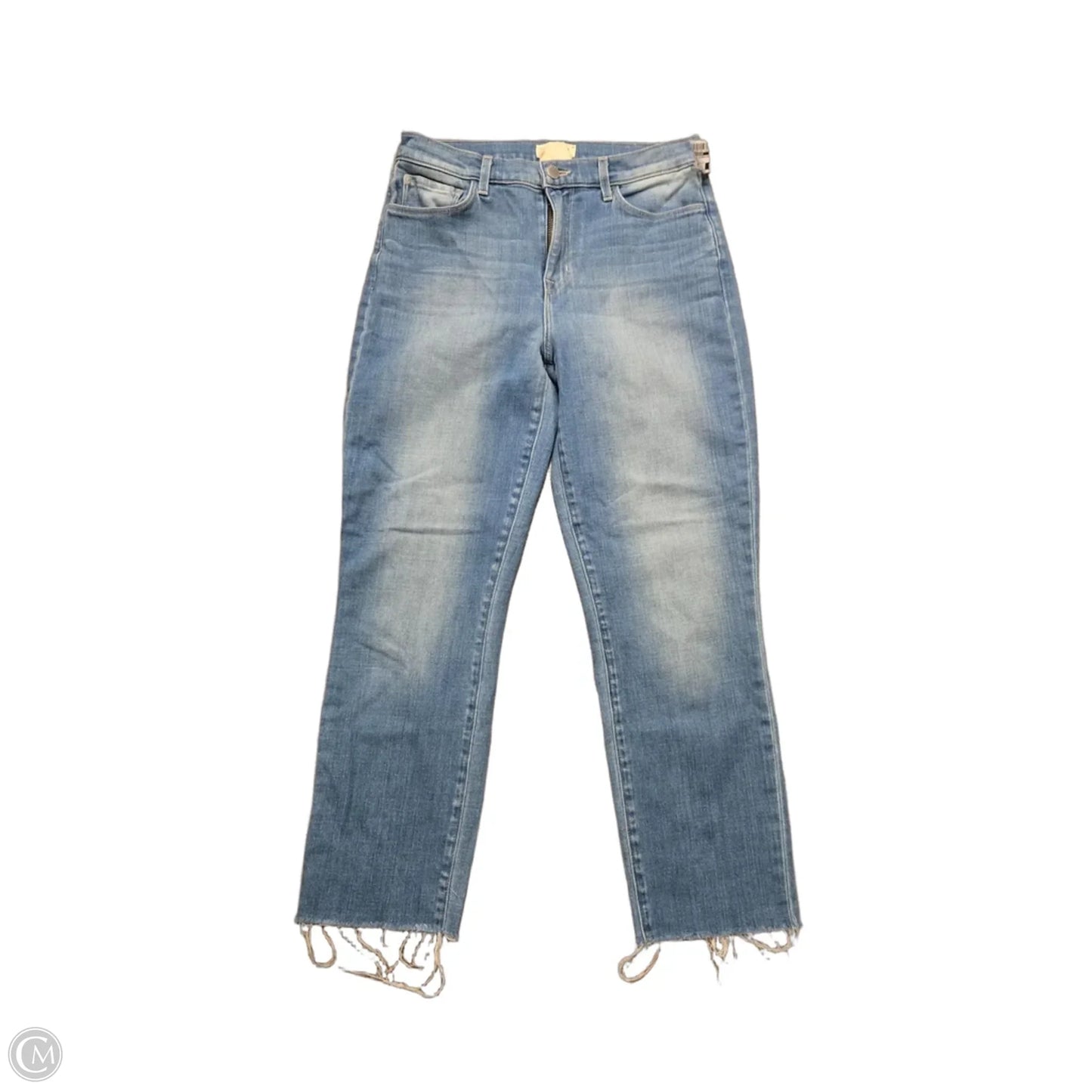 Jeans Straight By L Agence In Blue, Size: 6