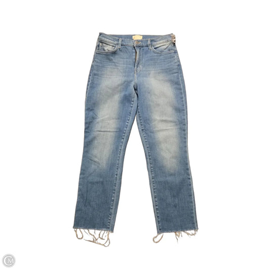 Jeans Straight By L Agence In Blue, Size: 6