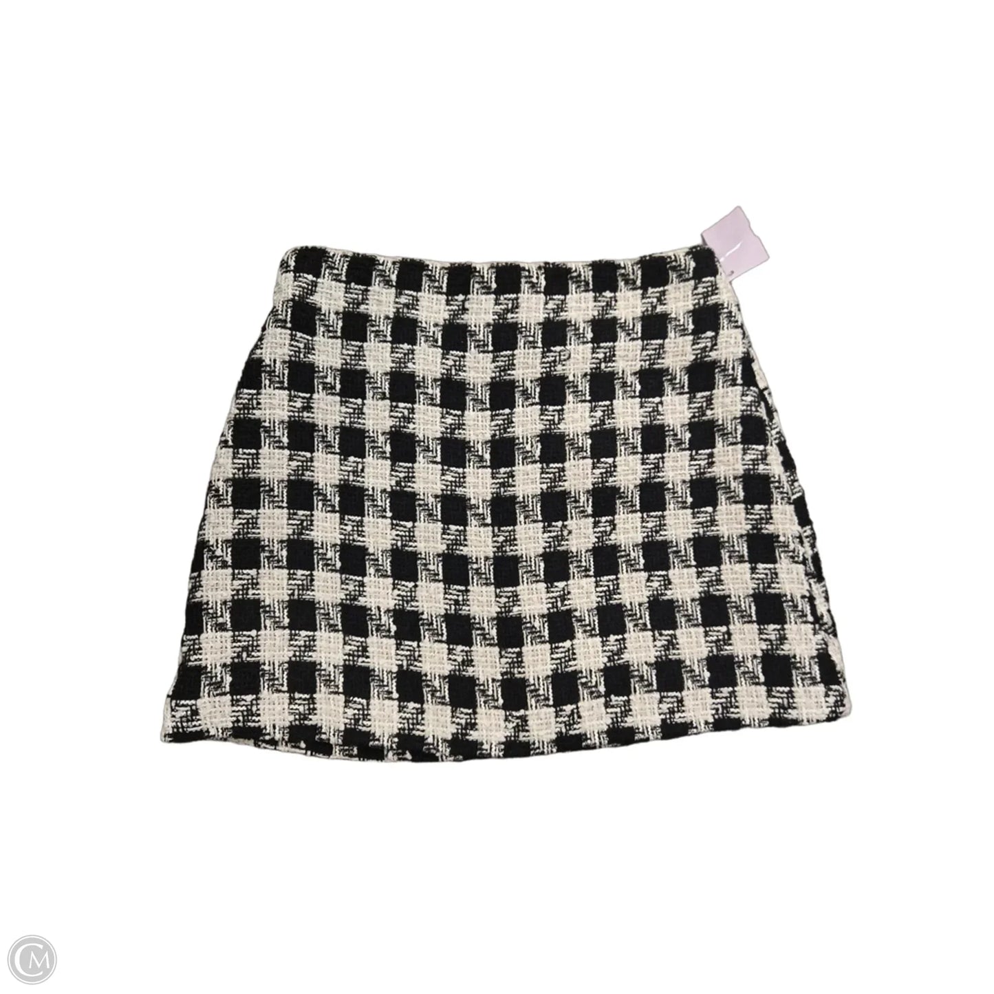 Skirt Mini & Short By H&m In Black & White, Size: 6