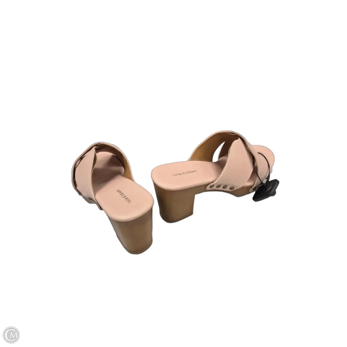 Sandals Heels Block By Cmb In Pink, Size: 8.5