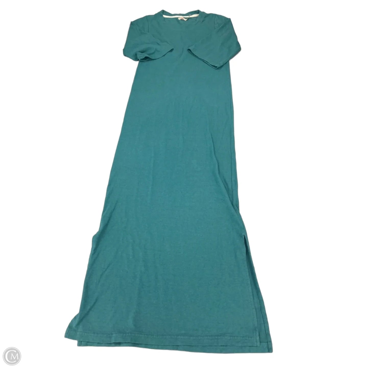 Dress Casual Maxi By Faherty In Teal, Size: S
